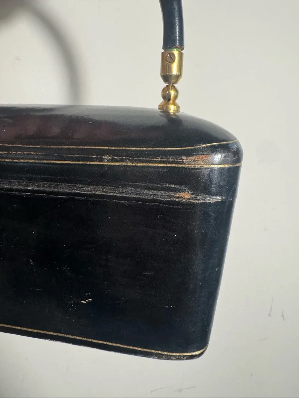 Jana Vintage Chic 1950’s Jet Black box bag